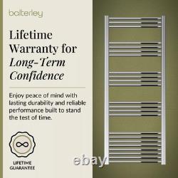 Radiateur sèche-serviettes chauffant droit Yarnfield, 502 W, 600 x 1500 mm, chrome