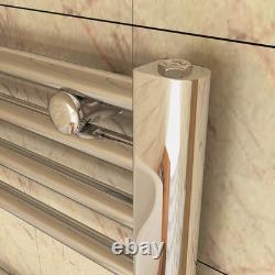 Radiateur sèche-serviettes chauffant droit en chrome 1600 x 500 mm