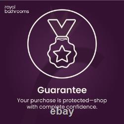 Radiateur sèche-serviettes chauffant droit en chrome 1600 x 500 mm