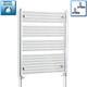 Radiateur Sèche-serviettes Chauffant En Chrome 1000 X 800 Mm Pour Chauffage Central, Plat Et Droit