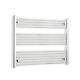 Radiateur Sèche-serviettes Chauffant En Chrome 800 X 900 Mm Pour Chauffage Central Plat Droit