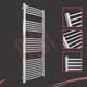 Radiateur S&egrave;che-serviettes Chauffant En Chrome Droit 500mm(l) X 1400mm(h) 2294 Btus