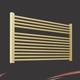 Radiateur S&egrave;che-serviettes Chauffant En Laiton Bross&eacute; Droit 900 Mm (l) X 600 Mm (h) 1744 Btu