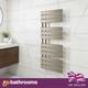 Radiateur S&egrave;che-serviettes Chauffant En Nickel D&eacute;cal&eacute; Design Moderne Pour Salle De Bains 1080 X 550 Mm
