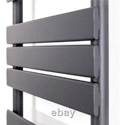 Radiateur sèche-serviettes chauffant moderne 650mm x 400mm panneau plat anthracite
