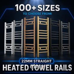 Radiateur sèche-serviettes chauffant pour salle de bain, échelle droite, chauffe-serviettes, toutes tailles
