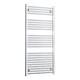 Radiateur Sèche-serviettes Chromé Chauffant 1400 X 600 Mm Pour Chauffage Central Plat Et Courbé