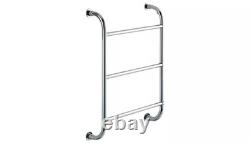 Radiateur sèche-serviettes courbé chauffant Vogue Chrome 670mm L x 670mm H