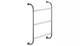 Radiateur Sèche-serviettes Courbé Chauffant Vogue Chrome 670mm L X 670mm H