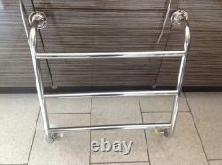 Radiateur sèche-serviettes courbé chauffant Vogue Chrome 670mm L x 670mm H