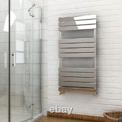 Radiateur sèche-serviettes design chromé à panneau plat pour salle de bains, radiateur de chauffage central