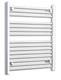 Radiateur S&egrave;che-serviettes Design Chrom&eacute; Chauffant 700 Mm De Large X 800 Mm De Haut Pour Salle De Bain, Royaume-uni