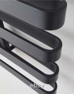 Radiateur sèche-serviettes designer anthracite pour salle de bain 1300x500 mm