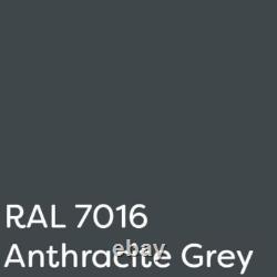 Radiateur sèche-serviettes designer anthracite pour salle de bain 1300x500 mm