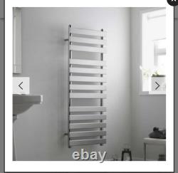 Radiateur sèche-serviettes droit chauffant Towelrads Perlo 1200x500 mm Chrome 120907