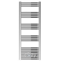 Radiateur sèche-serviettes droit chauffé, 431W, 500 x 1500mm, Chrome