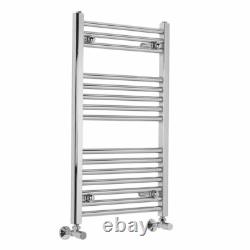 Radiateur sèche-serviettes droit contemporain chauffé Rad 800 x 500 Chrome