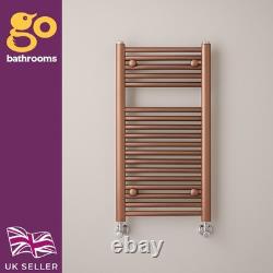 Radiateur sèche-serviettes droit échelle pour salle de bain en bronze cuivré 770x400