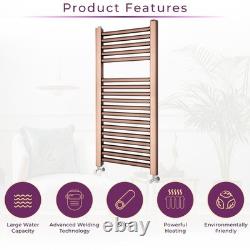 Radiateur sèche-serviettes droit échelle pour salle de bain en bronze cuivré 770x400
