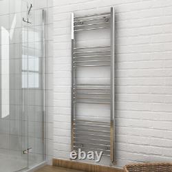 Radiateur sèche-serviettes droit en chrome pour salle de bain, échelle chauffante 1600 x 500