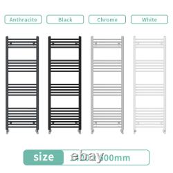 Radiateur sèche-serviettes droit moderne chauffant échelle de salle de bains toutes couleurs