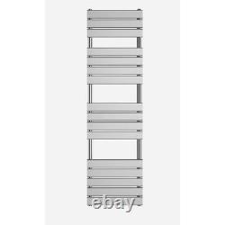 Radiateur sèche-serviettes échelle pour salle de bain, design plat 1600, chrome, chauffe-serviettes Rad