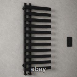 Radiateur sèche-serviettes échelle pour salle de bain, noir mat, chrome, rails dorés brossés