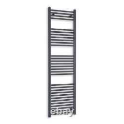 Radiateur sèche-serviettes électrique anthracite thermostatique prérempli Royaume-Uni