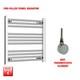 Radiateur Sèche-serviettes électrique Chromé 600 X 600 Mm Pré-rempli Htr Pour Salle De Bain