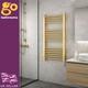Radiateur S&egrave;che-serviettes &eacute;lectrique Intelligent Dor&eacute; 770 X 500 Mm 300 W Pour Salle De Bains