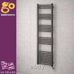 Radiateur sèche-serviettes électrique intelligent gris 500 W pour salle de bains, 1600 x 500 mm