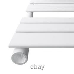 Radiateur sèche-serviettes électrique plat blanc pour salle de bain design