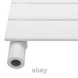 Radiateur sèche-serviettes électrique plat blanc pour salle de bains 1000 x 450 mm