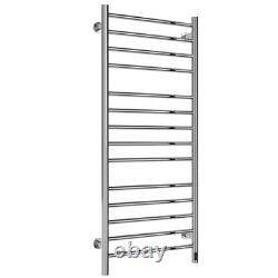 Radiateur sèche-serviettes électrique sec Reina Arnage 1200mm H x 500mm L poli