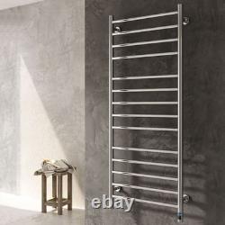 Radiateur sèche-serviettes électrique sec Reina Arnage 1200mm H x 500mm L poli