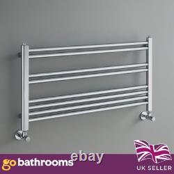 Radiateur sèche-serviettes horizontal chromé chauffant design échelle moderne 500x1180 mm Radiateur sèche-serviettes horizontal chromé chauffant design échelle moderne 500x1180 mm