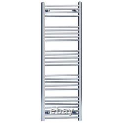Radiateur sèche-serviettes plat chauffant en chrome, hauteur 1400 mm