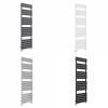 Radiateur S&egrave;che-serviettes Plat Design Pour Salle De Bains Avec Vannes Thermostatiques Coud&eacute;es