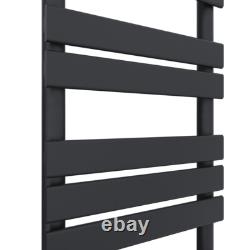 Radiateur sèche-serviettes plat minimaliste pour salle de bain, gris sable, 1000 x 450 mm