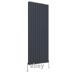 Radiateur sèche-serviettes plat pour salle de bains, radiateur design pour chauffage central, anthracite