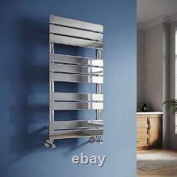 Radiateur sèche-serviettes pour salle de bain chromé design à panneaux plats pour chauffage central