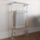 Radiateur S&egrave;che-serviettes Traditionnel De Style Victorien Pour Salle De Bains, Blanc, 952 X 568 Mm