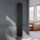 Radiateur Vertical 1800 1600 Design &agrave; Panneau Plat, Colonne Ovale, Chauffage Haut Rad<br/>