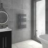 Radiateurs Design De Style Plat Pour Salle De Bain, Porte-serviettes Chauffant En Anthracite