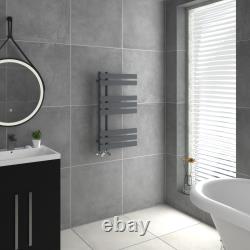 Radiateurs design de style plat pour salle de bain, porte-serviettes chauffant en anthracite