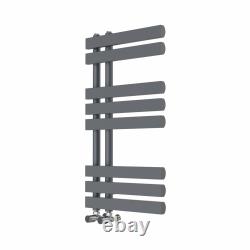 Radiateurs design de style plat pour salle de bain, porte-serviettes chauffant en anthracite