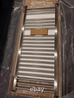 Rail chauffant pour serviettes SONIAS ARYA, nickel brossé, 500 x 1200 mm