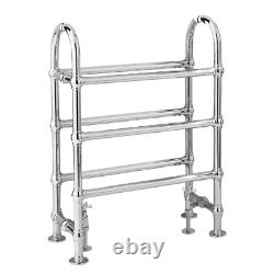Rails à serviettes chauffants traditionnels Hudson Reed Adelaide 780 x 685 mm Chrome poli