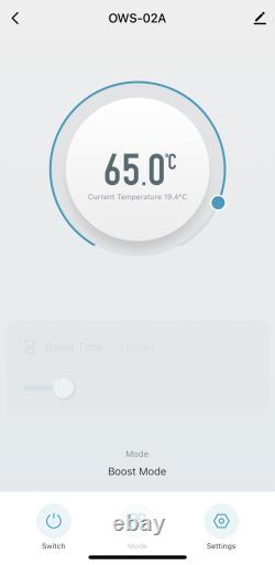 Rails chauffants plats électriques blancs York contrôlés par WiFi intelligents