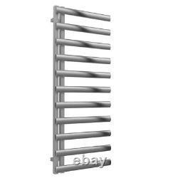 Reina Cavo sèche-serviettes design chauffant 1230 mm H x 500 mm L acier inoxydable brossé